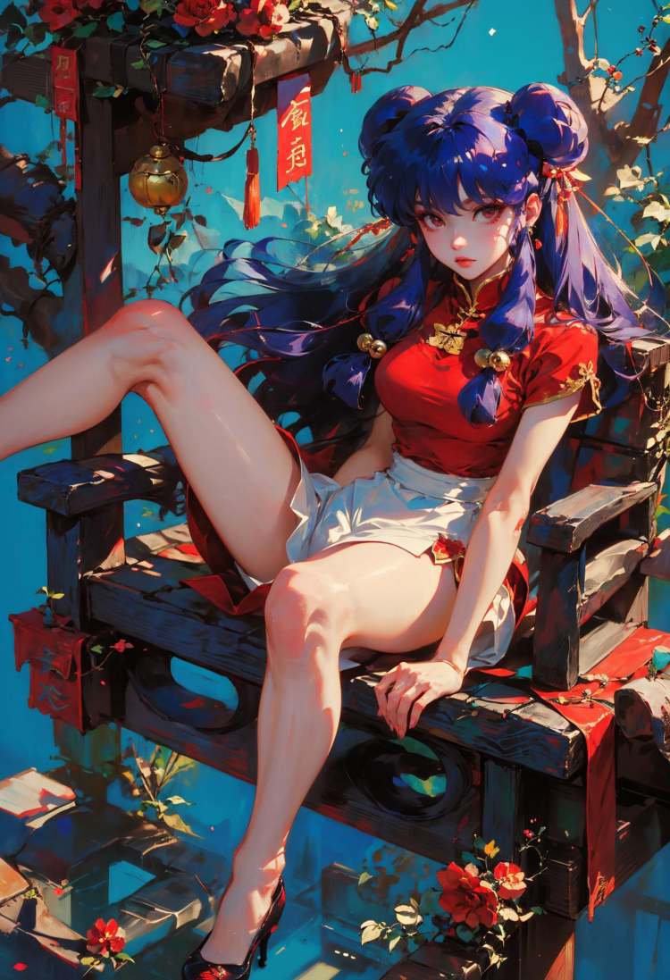 绪儿珊璞乱马1\ 2 shampoo \(ranma 1/2\) by B站绪儿已成精 on Tensor.Art
