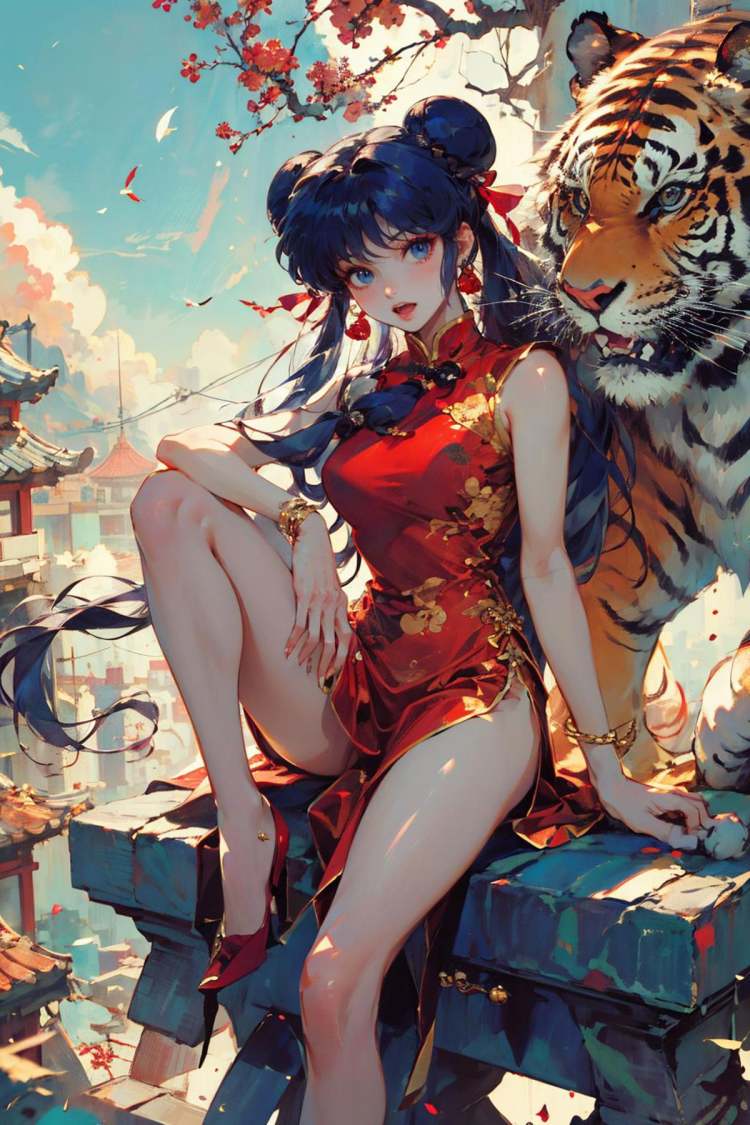 绪儿珊璞乱马1\ 2 shampoo \(ranma 1/2\) by B站绪儿已成精 on Tensor.Art