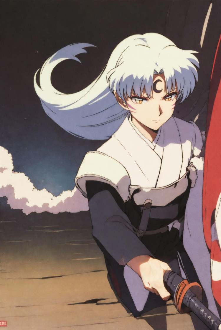 绪儿-杀生丸犬夜叉Inuyasha  Sesshōmaru by B站绪儿已成精 on Tensor.Art