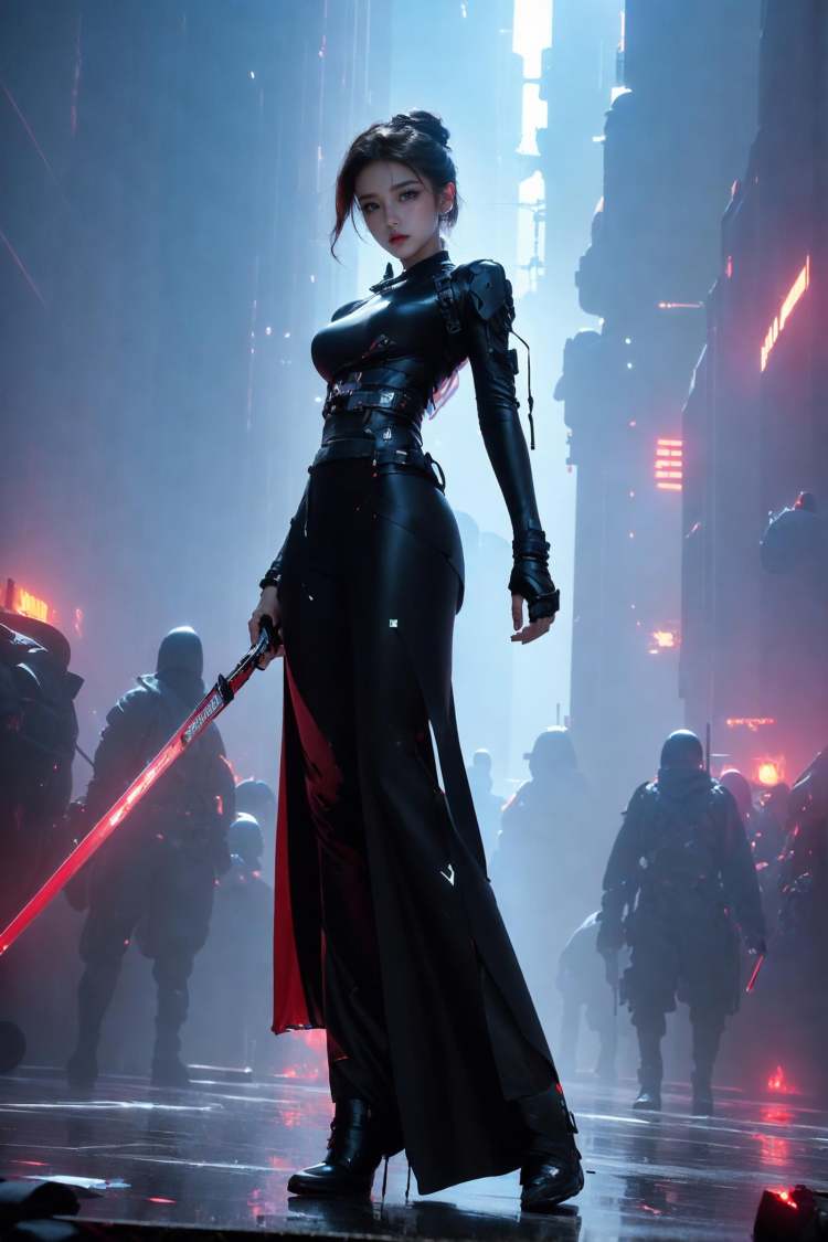 绪儿-赛博武士xuer cyberwarrior by B站绪儿已成精 on Tensor.Art