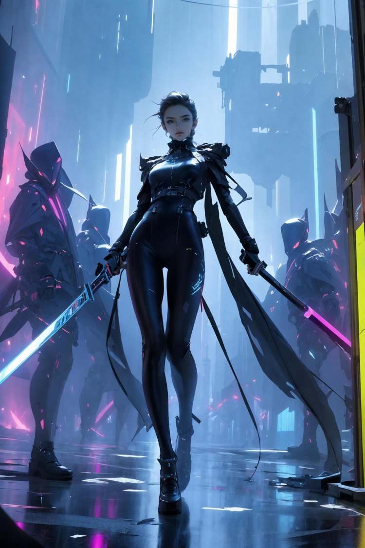 绪儿-赛博武士xuer cyberwarrior by B站绪儿已成精 on Tensor.Art