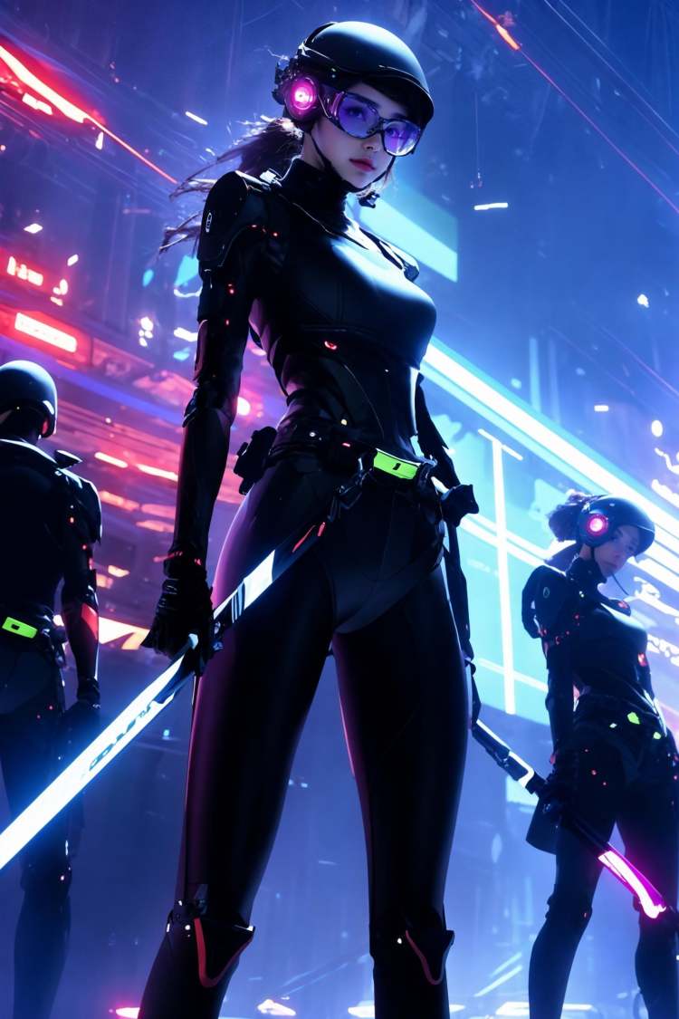 绪儿-赛博武士xuer cyberwarrior by B站绪儿已成精 on Tensor.Art