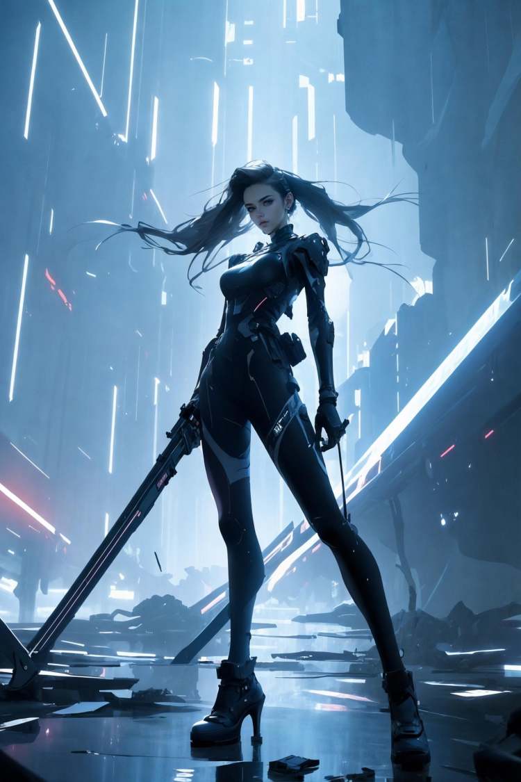 绪儿-赛博武士xuer cyberwarrior by B站绪儿已成精 on Tensor.Art