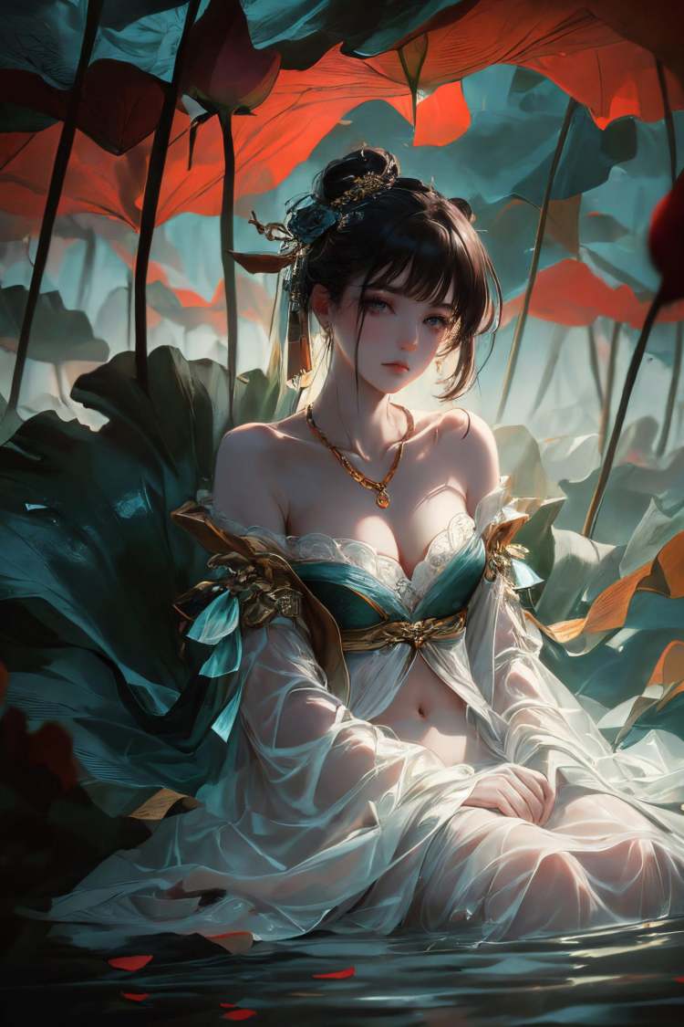 绪儿-荷叶xuer Lotus leaf by B站绪儿已成精 on Tensor.Art