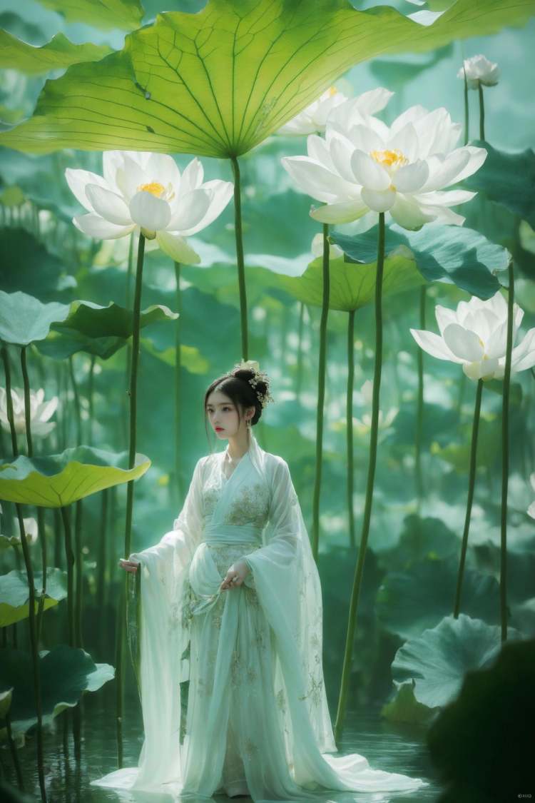 绪儿-荷叶xuer Lotus leaf by B站绪儿已成精 on Tensor.Art