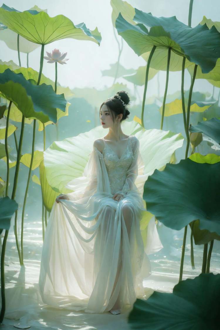 绪儿-荷叶xuer Lotus leaf by B站绪儿已成精 on Tensor.Art
