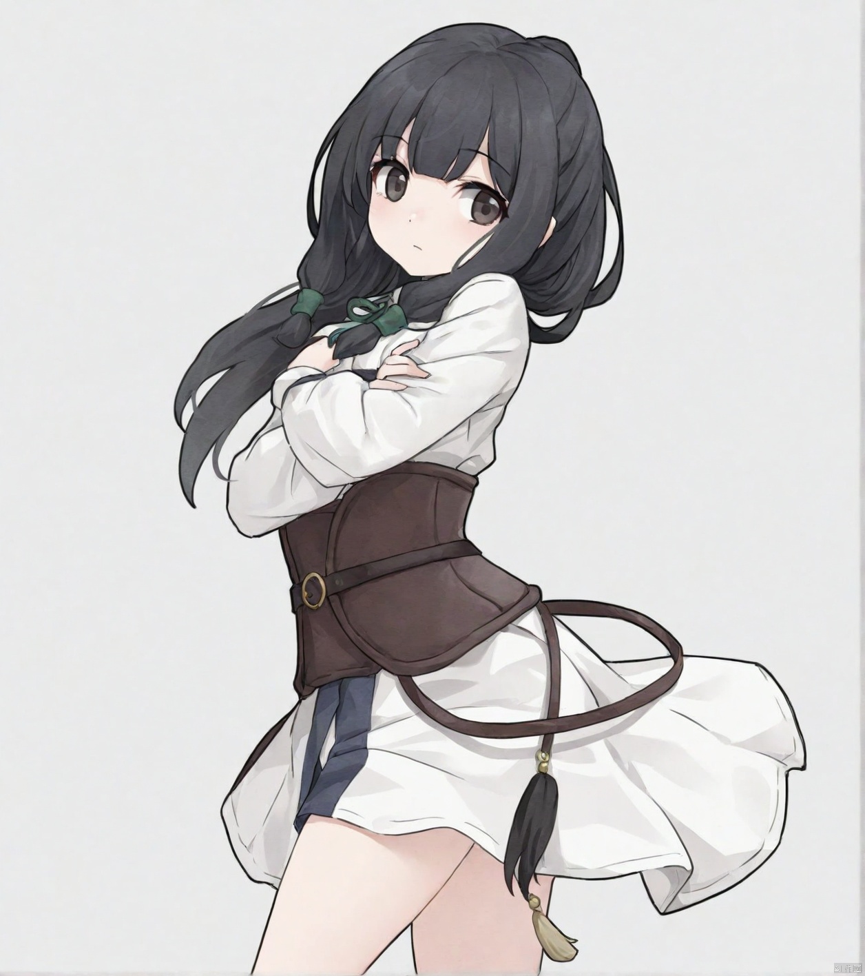 solo,highly detailed,(best quality),((masterpiece)),simple background,1girl,Piazi