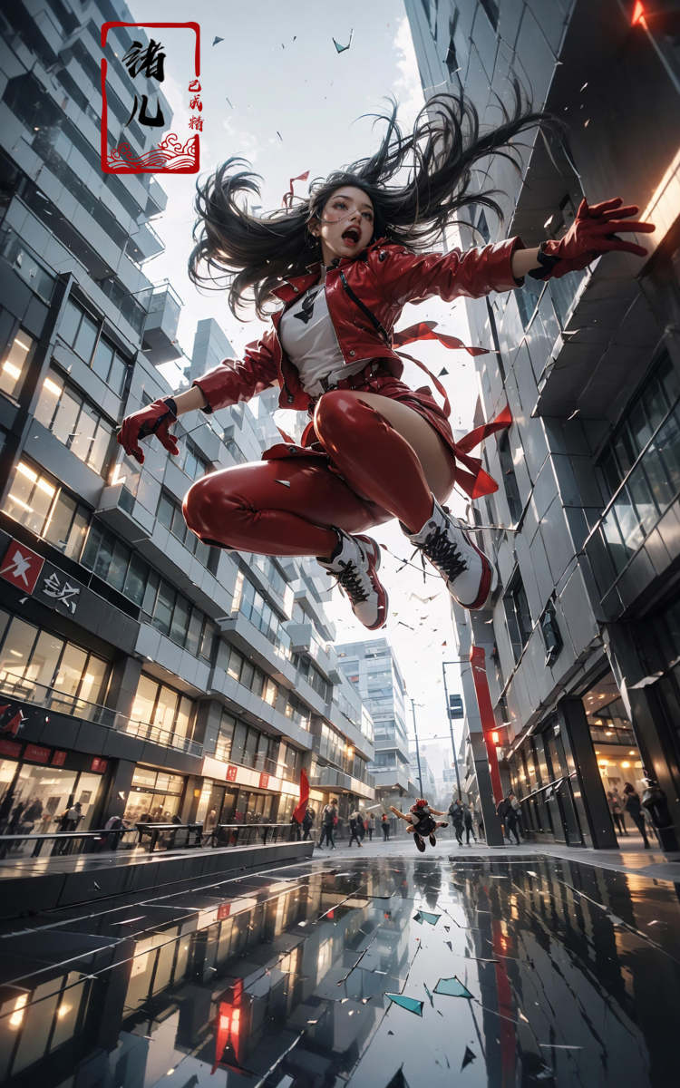 绪儿-跳跃构图Jumping by B站绪儿已成精 on Tensor.Art