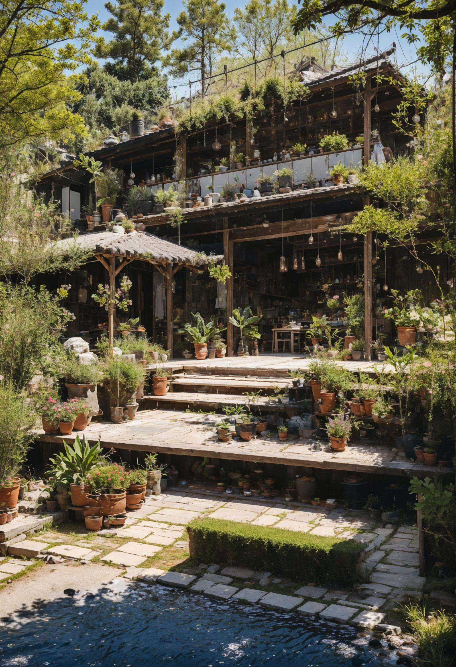 xuer house,<lora:绪儿-日式建筑背景V2 xuer house:0.8>