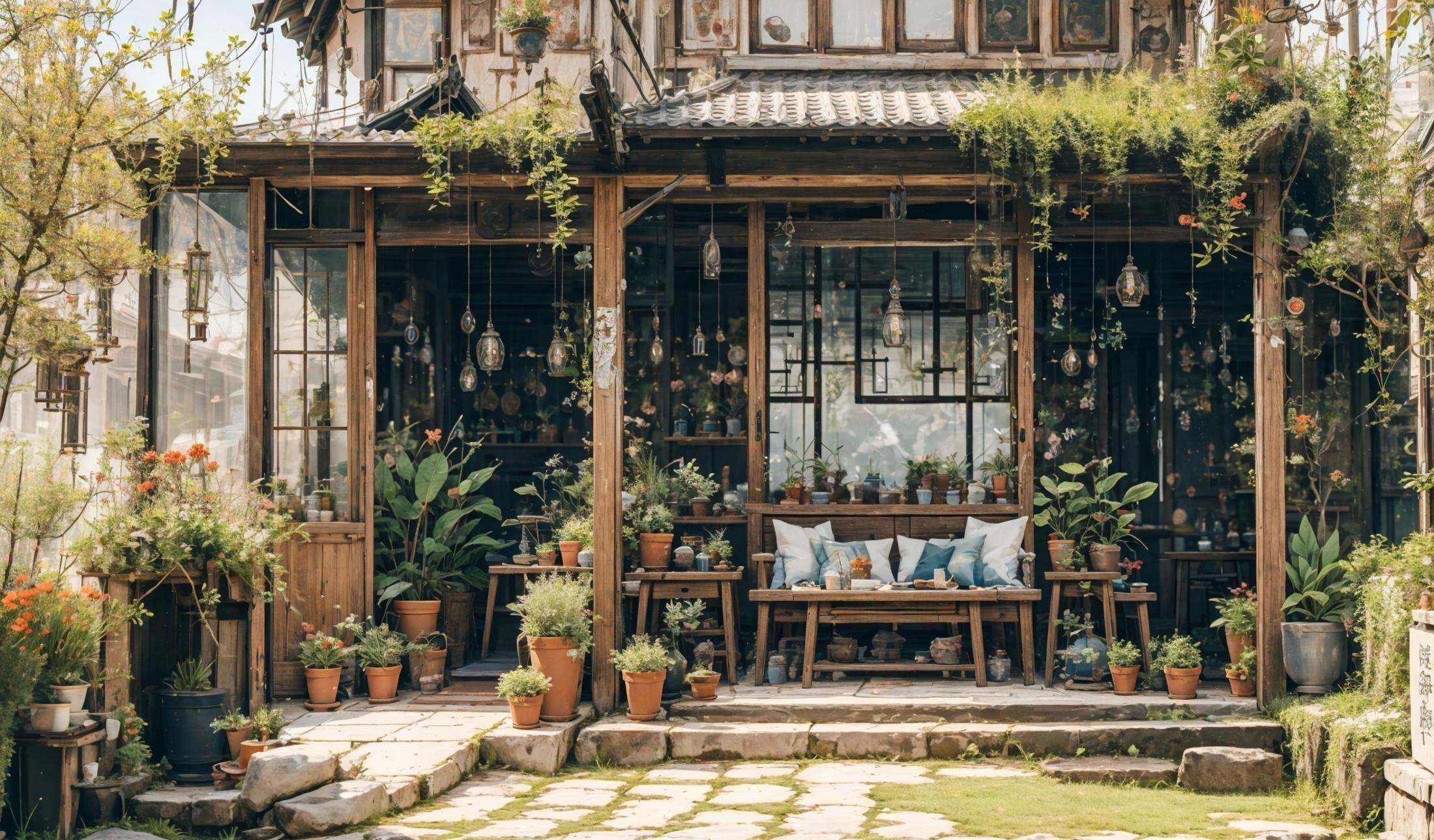 xuer house,<lora:绪儿-日式建筑背景V2 xuer house:0.8>