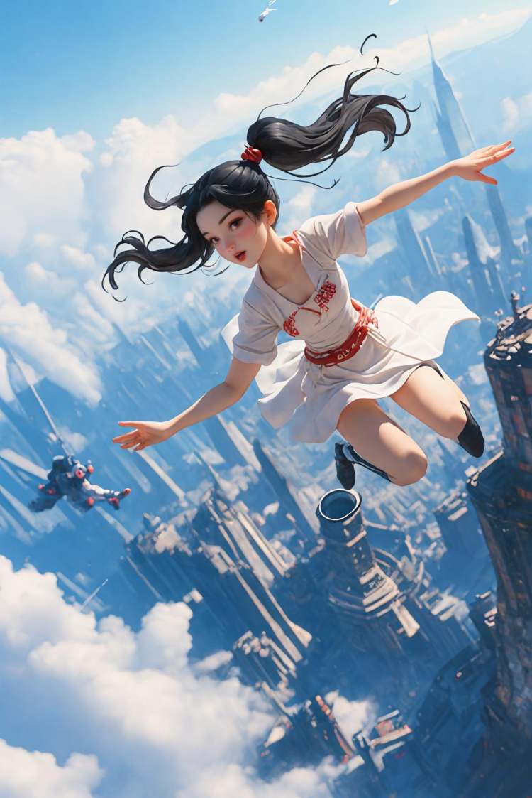 绪儿-跳跃构图Jumping by B站绪儿已成精 on Tensor.Art