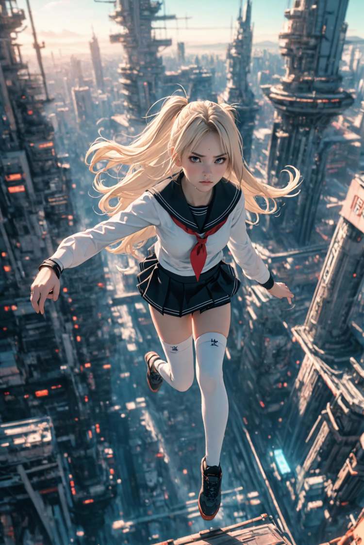 绪儿-跳跃构图Jumping by B站绪儿已成精 on Tensor.Art