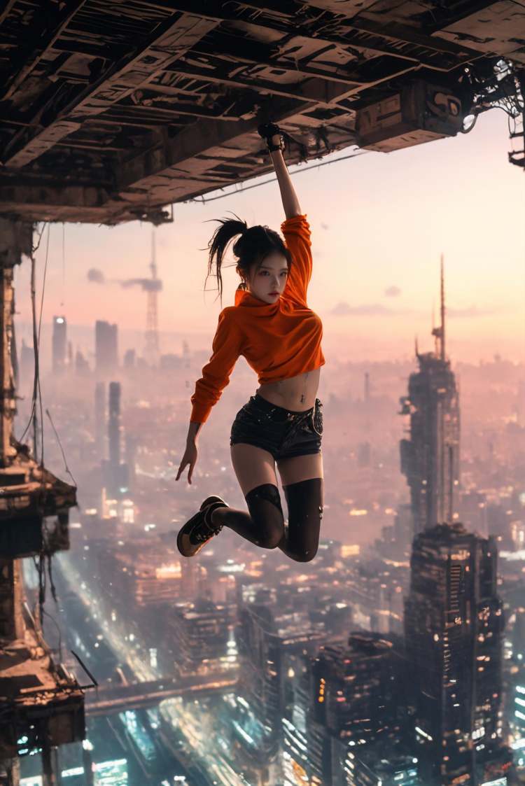 绪儿-跳跃构图Jumping by B站绪儿已成精 on Tensor.Art