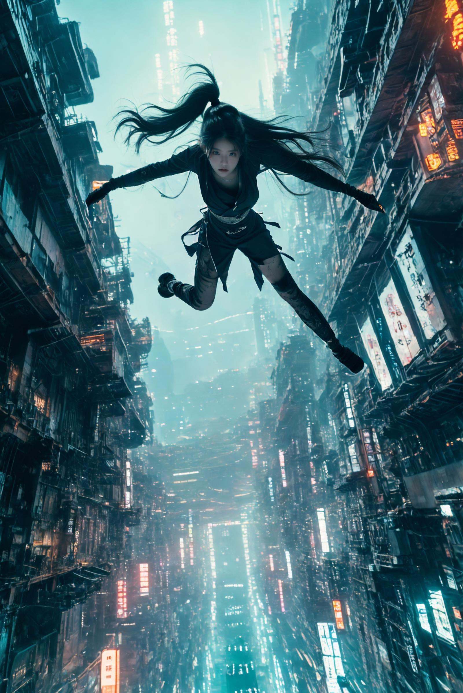 xuer flies over,  1girl, on Tensor.Art