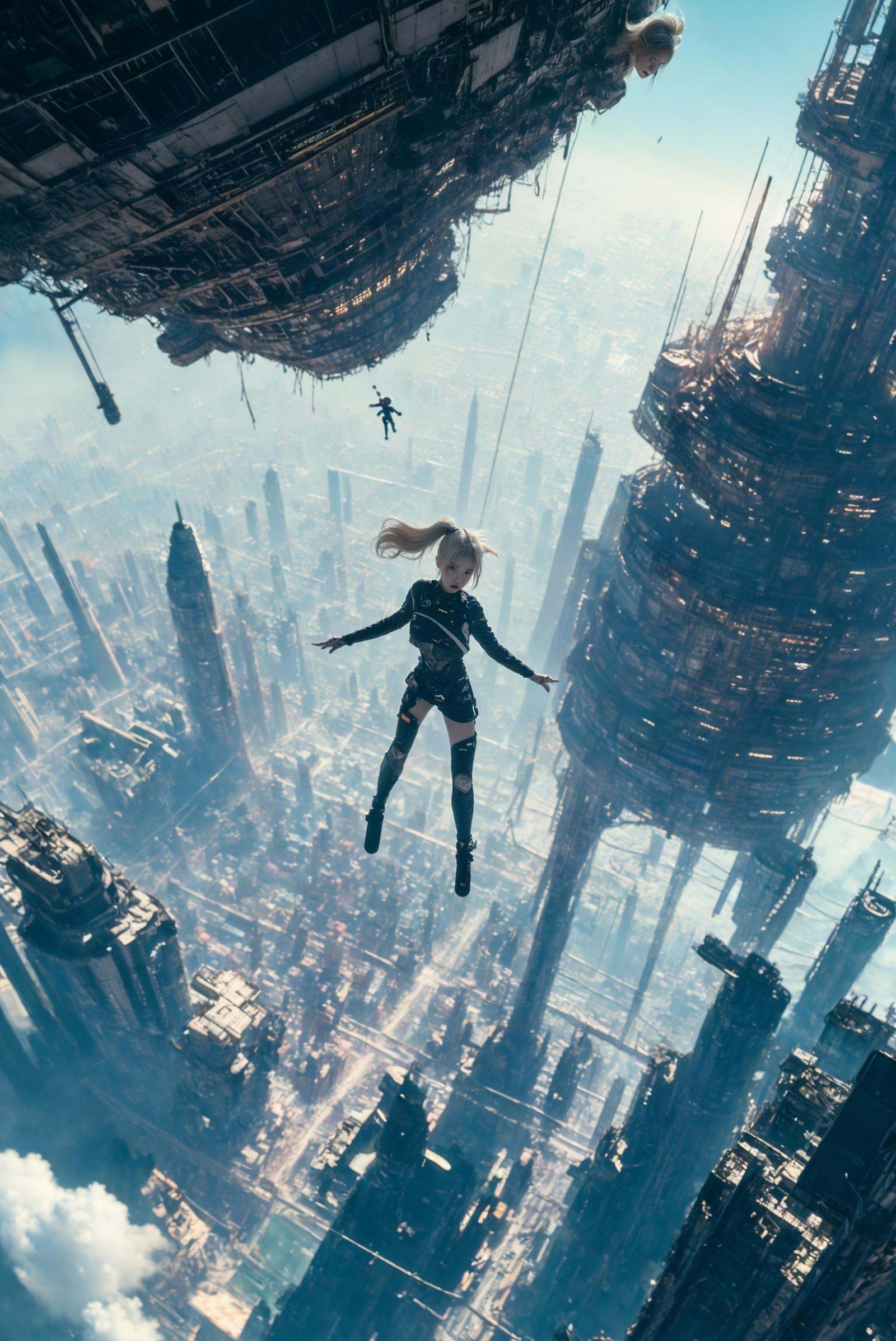 xuer flies over,  1girl, on Tensor.Art