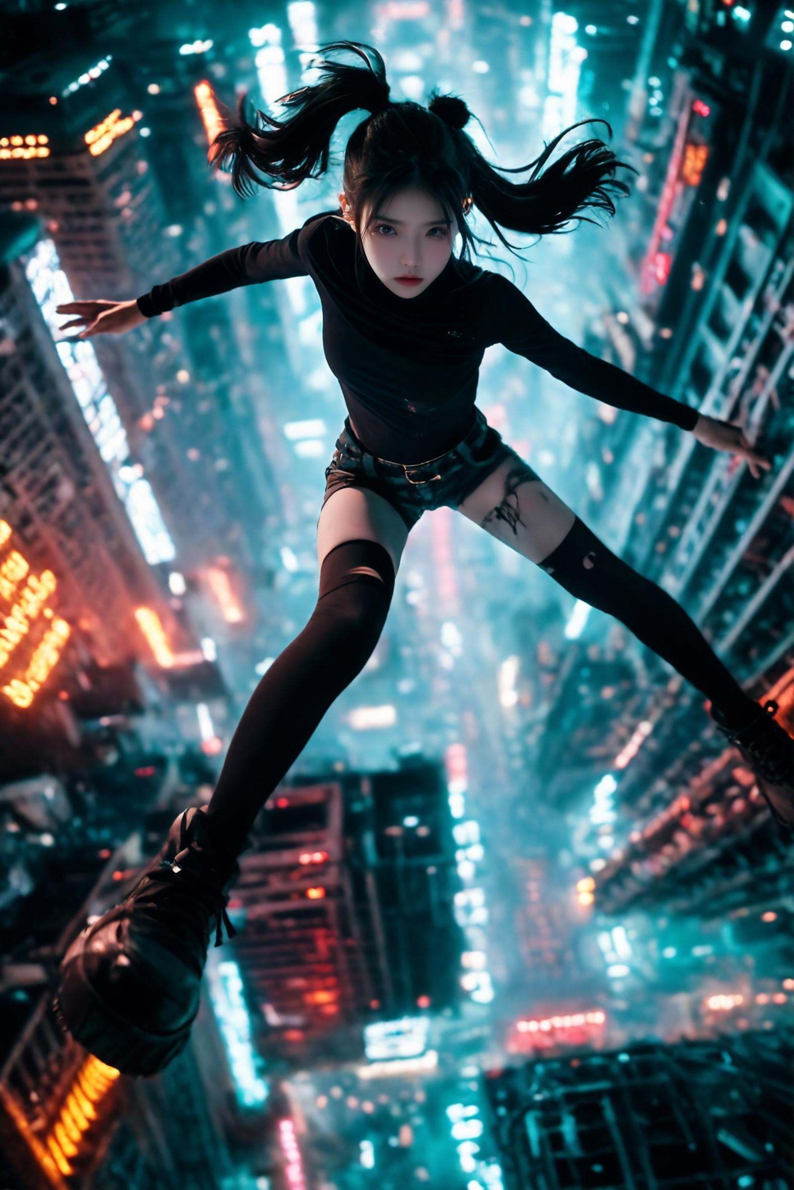 xuer flies over,  1girl, on Tensor.Art