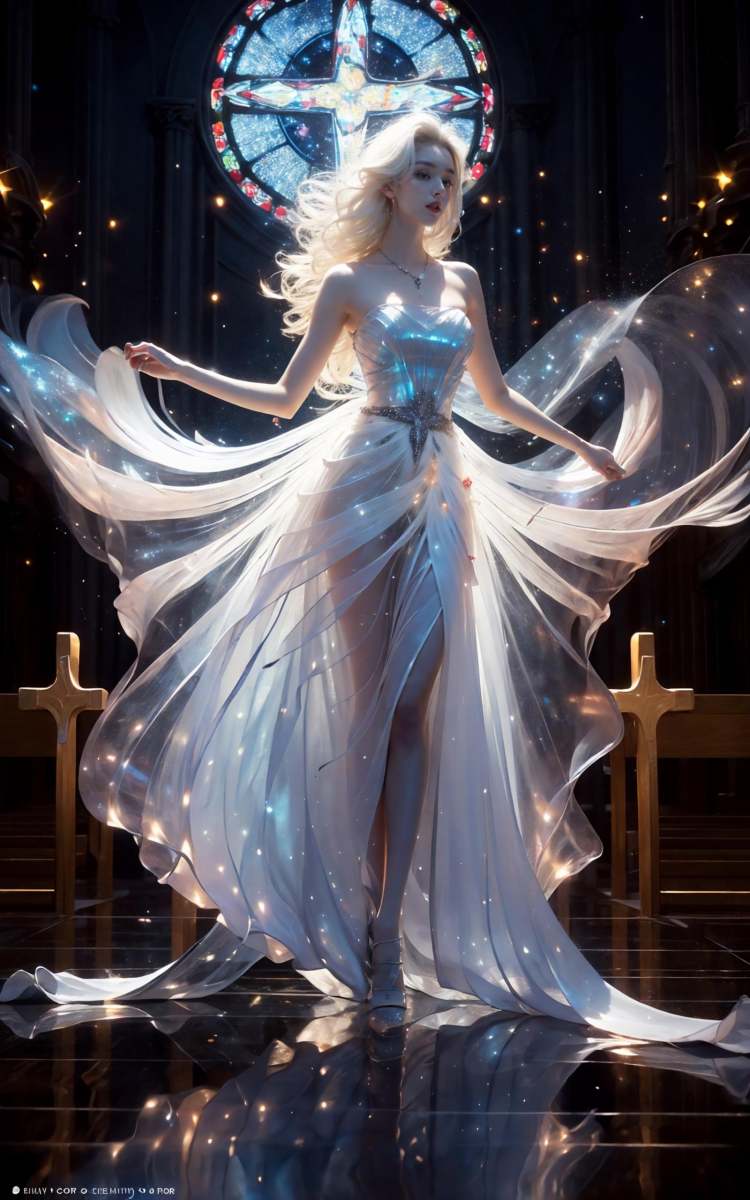 绪儿-流光裙glowwave by B站绪儿已成精 on Tensor.Art