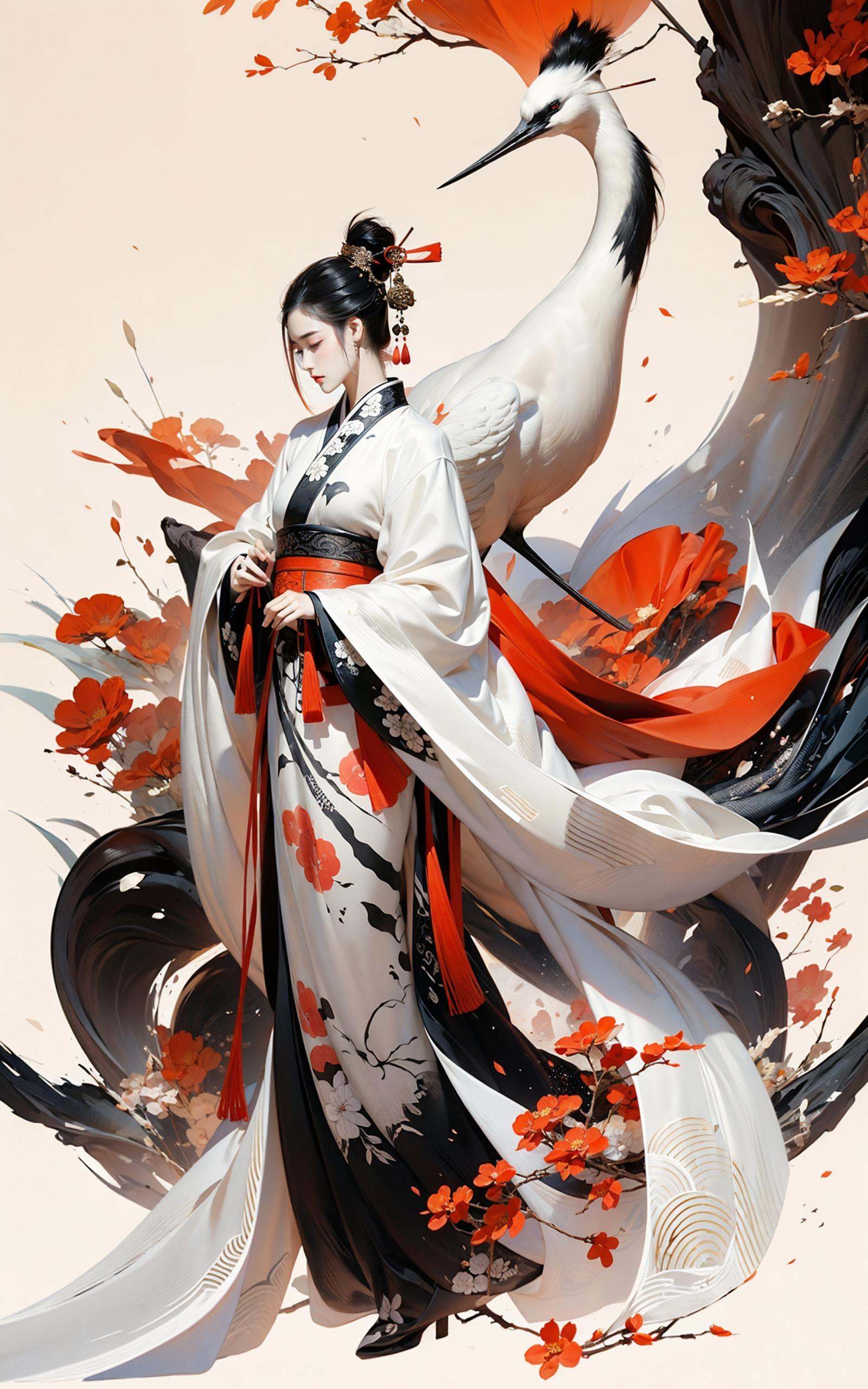 Ink painting,  ink painting,  splash-ink by B站绪儿已成精 on Tensor.Art