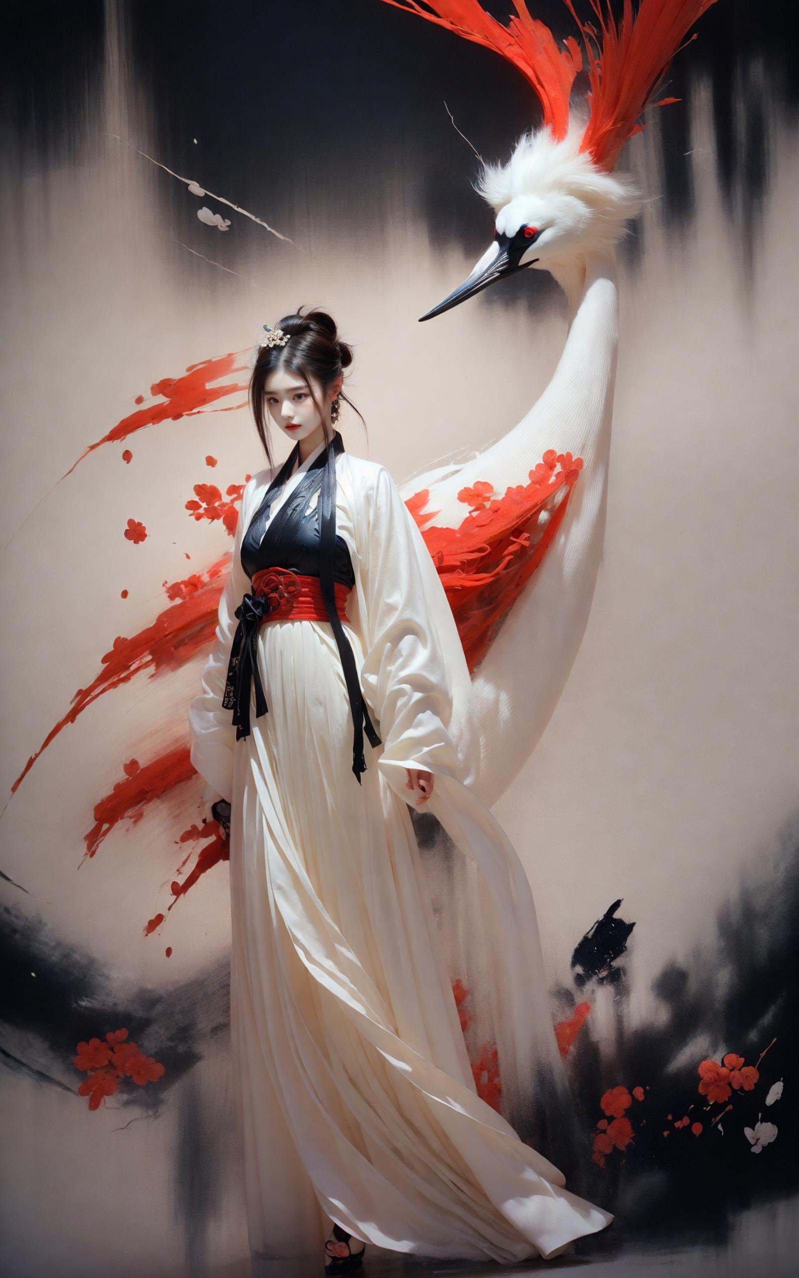 Ink painting,  ink painting,  splash-ink by B站绪儿已成精 on Tensor.Art