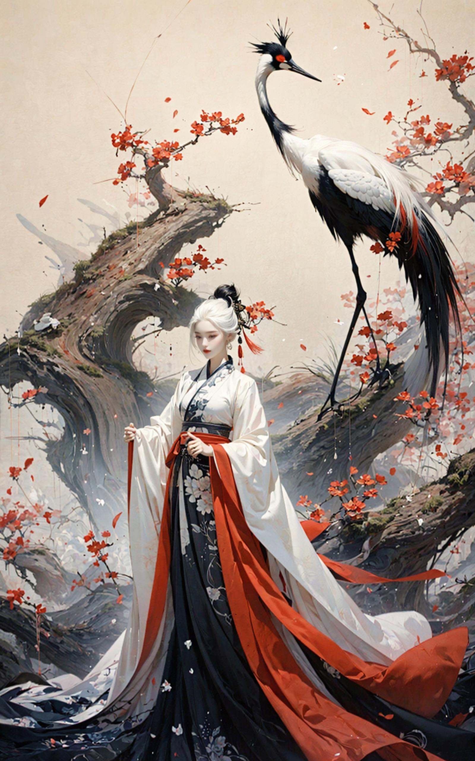 Ink painting,  ink painting,  splash-ink by B站绪儿已成精 on Tensor.Art
