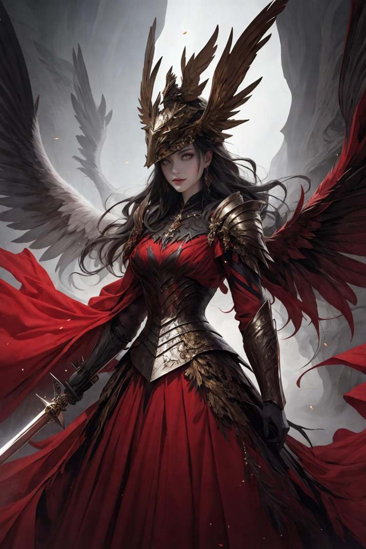 绪儿-女武神winged helmet by B站绪儿已成精 on Tensor.Art