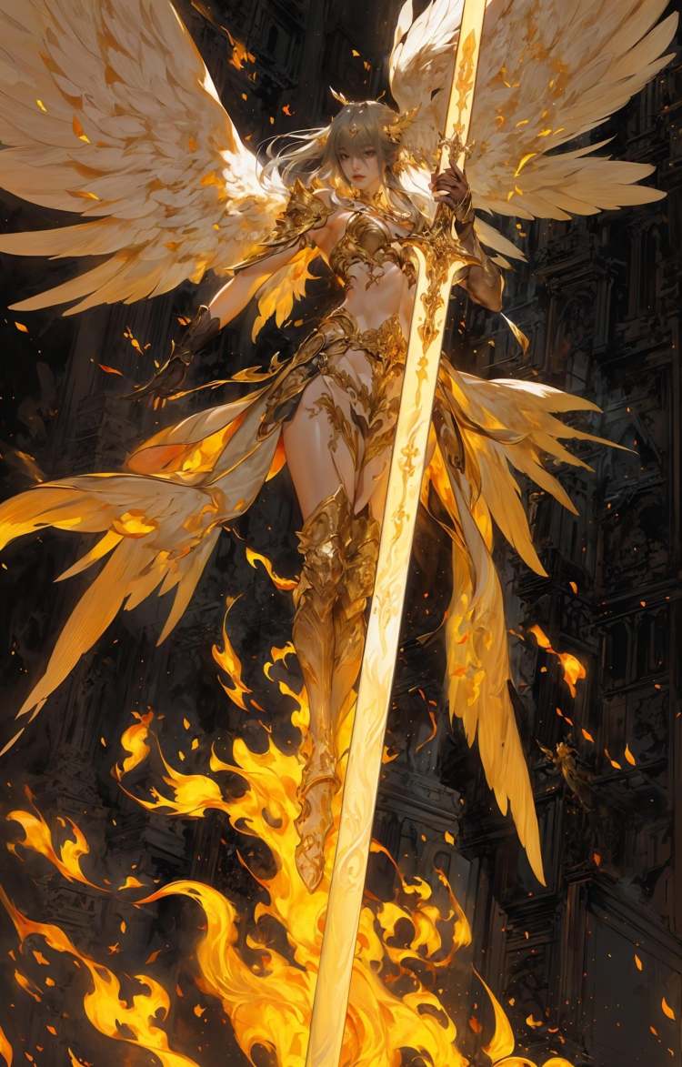 绪儿-巨剑大天使angel by B站绪儿已成精 on Tensor.Art
