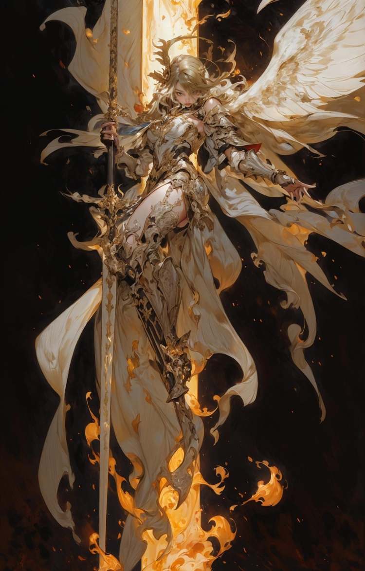 绪儿-巨剑大天使angel by B站绪儿已成精 on Tensor.Art