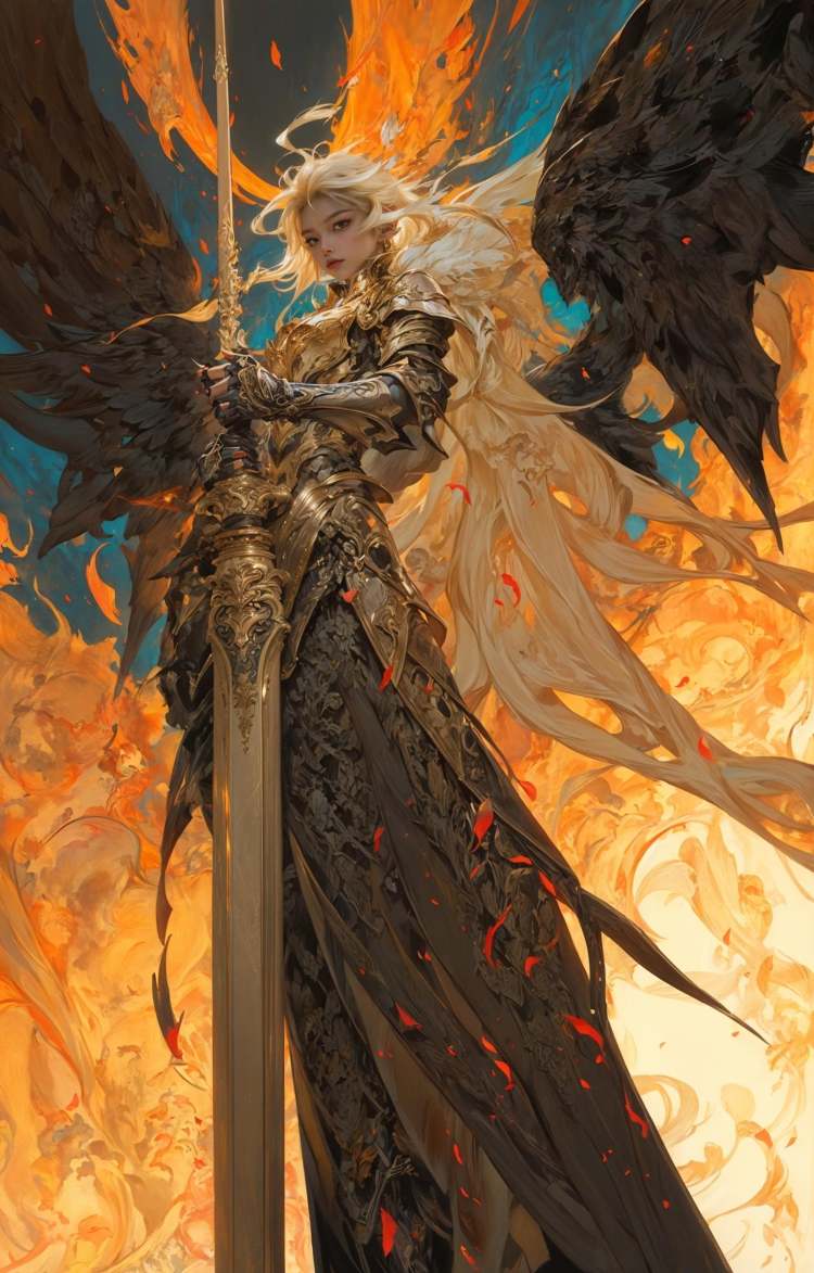 绪儿-巨剑大天使angel by B站绪儿已成精 on Tensor.Art