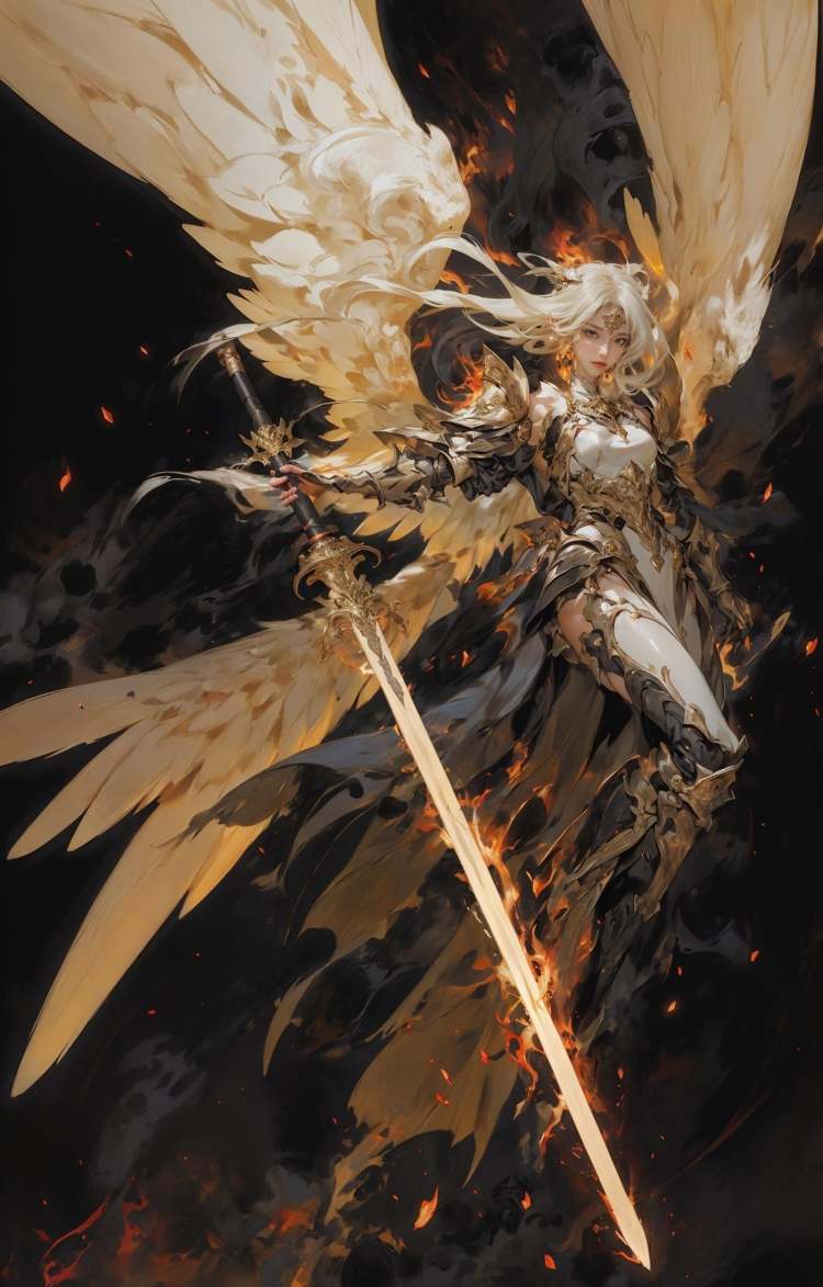 绪儿-巨剑大天使angel by B站绪儿已成精 on Tensor.Art