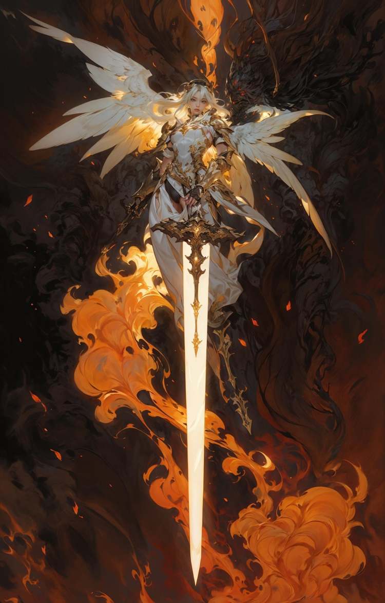 绪儿-巨剑大天使angel by B站绪儿已成精 on Tensor.Art