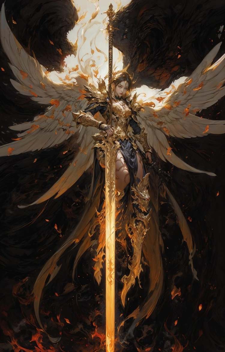 绪儿-巨剑大天使angel by B站绪儿已成精 on Tensor.Art