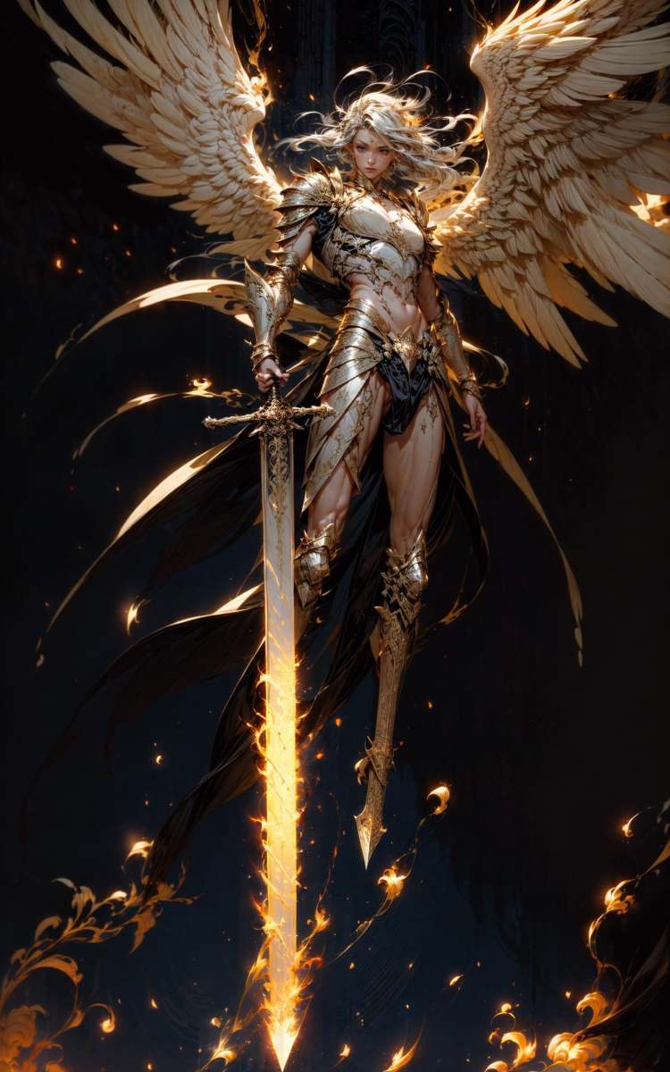 绪儿-巨剑大天使angel by B站绪儿已成精 on Tensor.Art