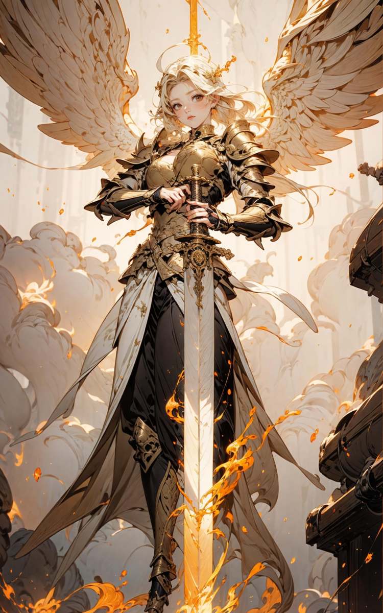 绪儿-巨剑大天使angel by B站绪儿已成精 on Tensor.Art
