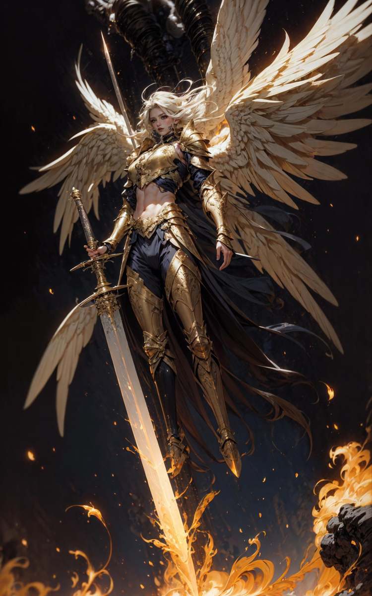 绪儿-巨剑大天使angel by B站绪儿已成精 on Tensor.Art