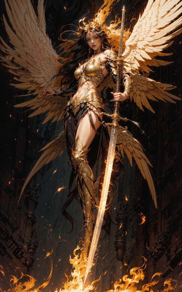绪儿-巨剑大天使angel by B站绪儿已成精 on Tensor.Art