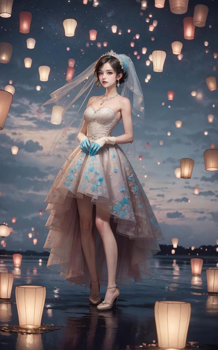 绪儿-孔明灯背景Kongming lantern background by B站绪儿已成精 on Tensor.Art