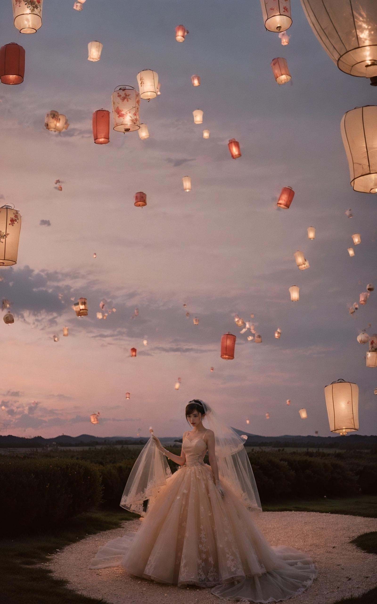sky lantern,  masterpiece,  best quality on Tensor.Art