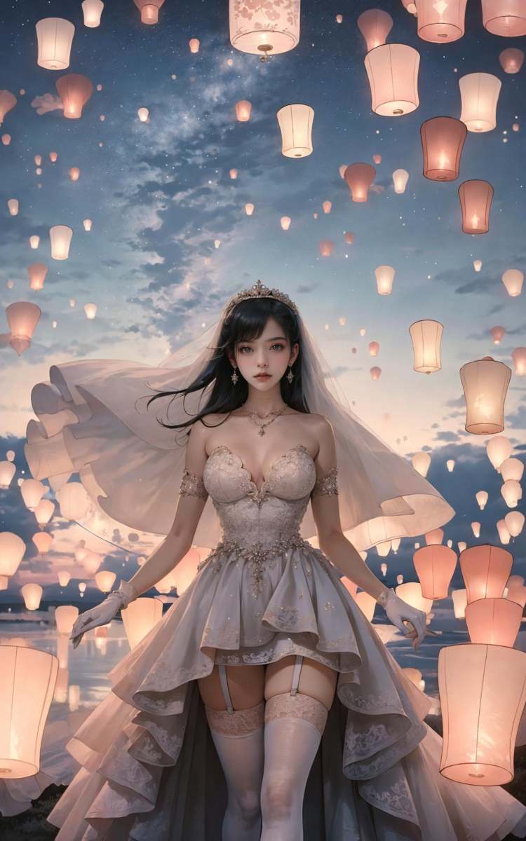 绪儿-孔明灯背景Kongming lantern background by B站绪儿已成精 on Tensor.Art