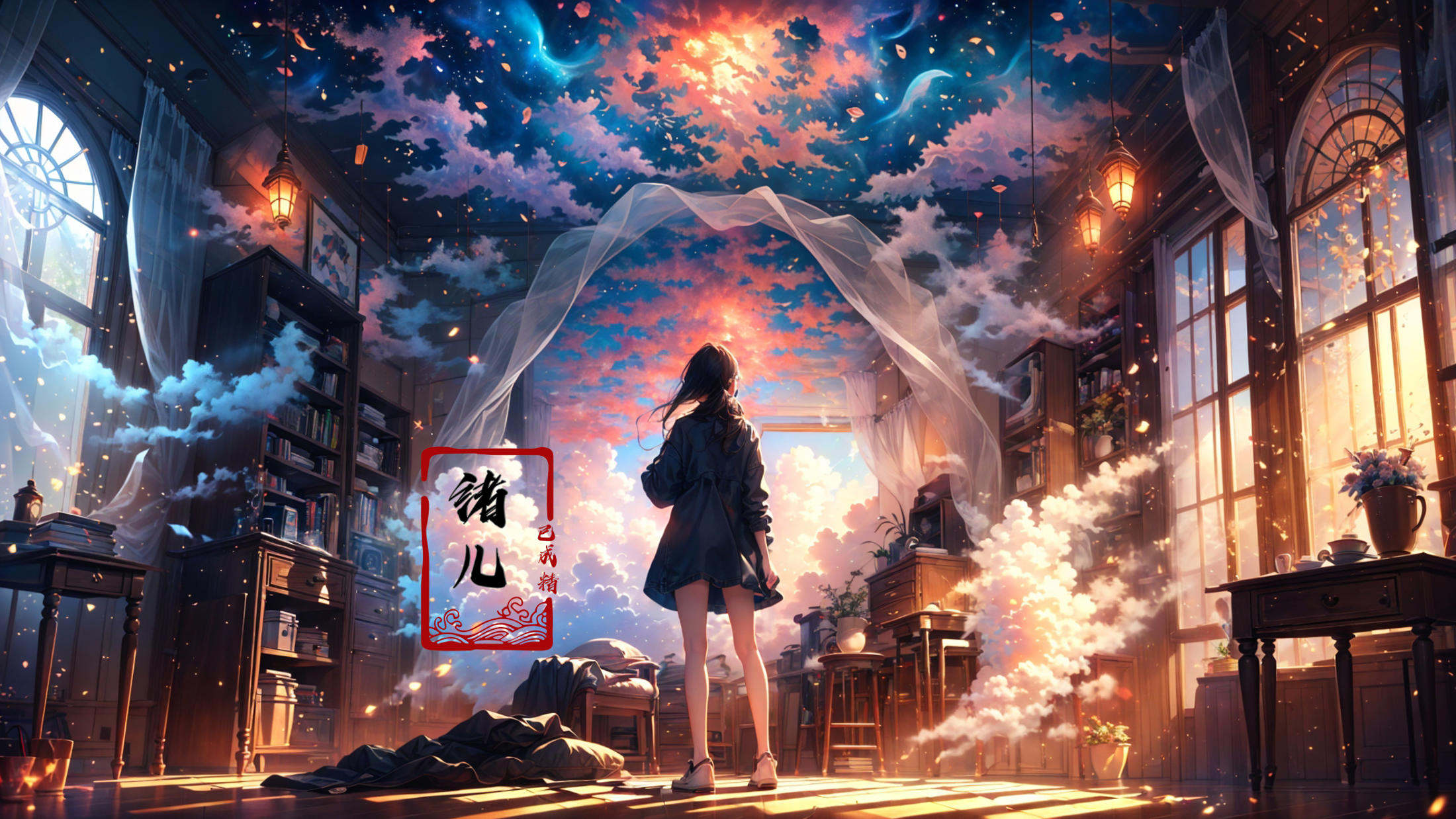 dream like，  <lora:绪儿-梦幻场景dream like:0.8>
