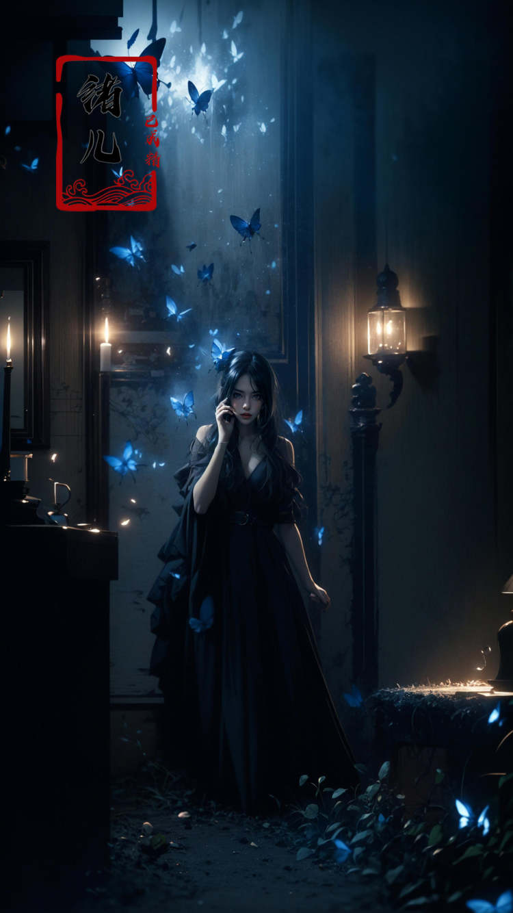 绪儿-夜蝶Night butterfly by B站绪儿已成精 on Tensor.Art
