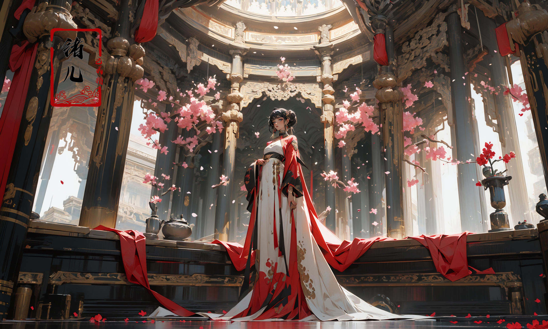 palace background，<lora:palace background_20230925200137-000024:1>