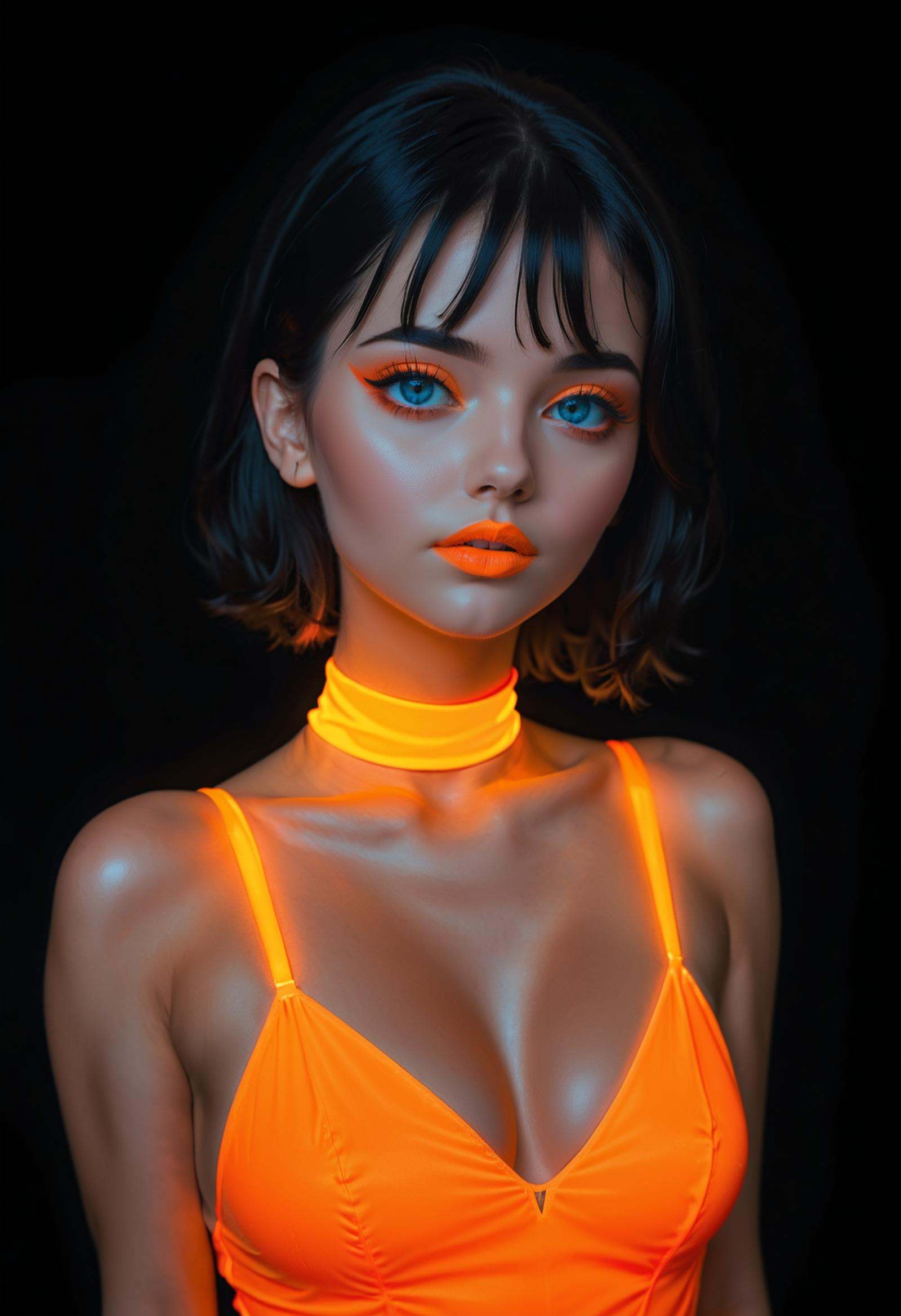 hands behind head,  seductive pose,  1girl on Tensor.Art