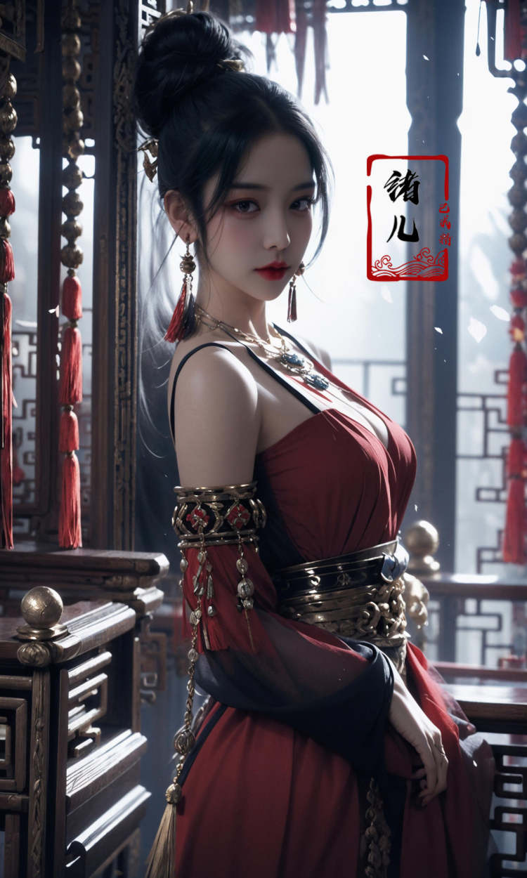 绪儿-绝美古风脸Beautiful antique face model by B站绪儿已成精 on Tensor.Art