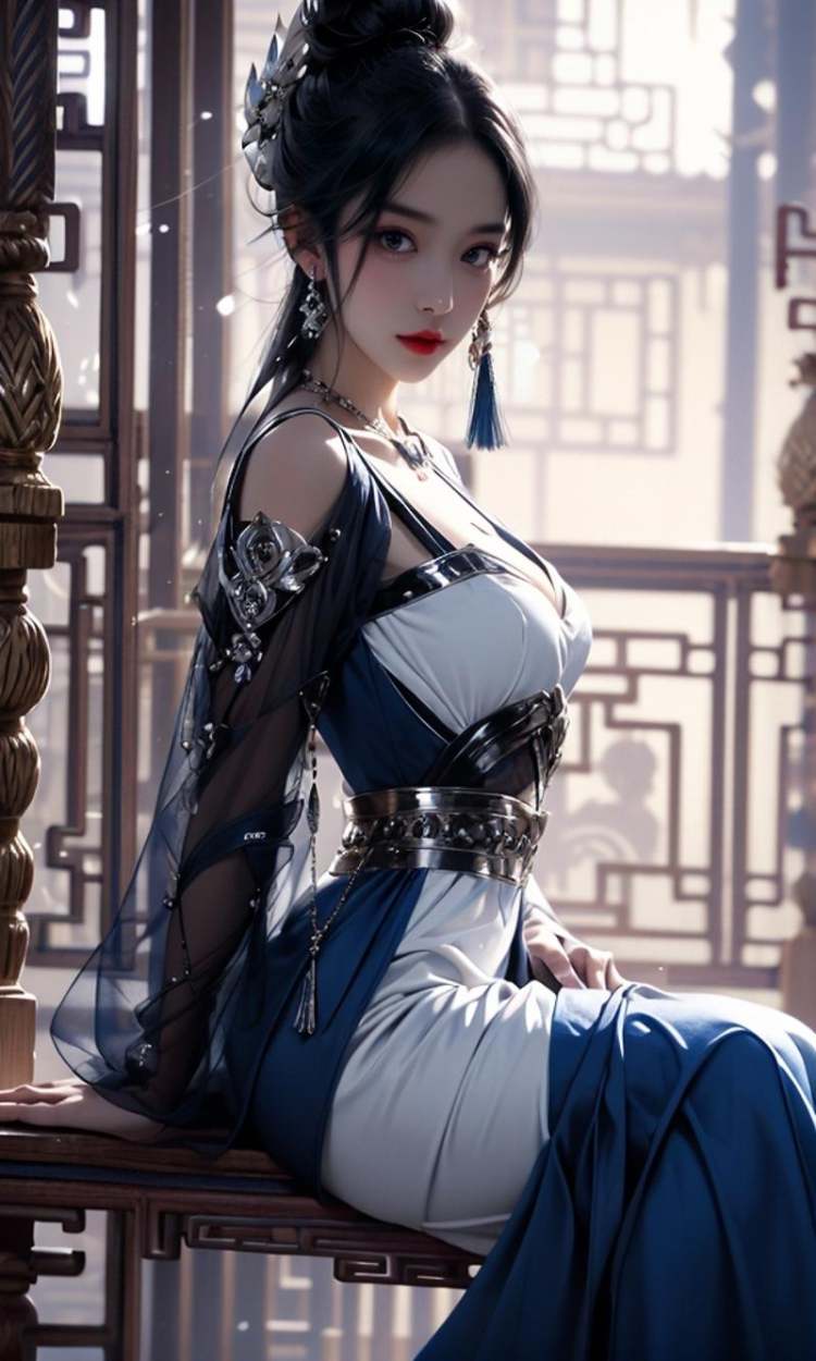 绪儿-绝美古风脸Beautiful antique face model by B站绪儿已成精 on Tensor.Art