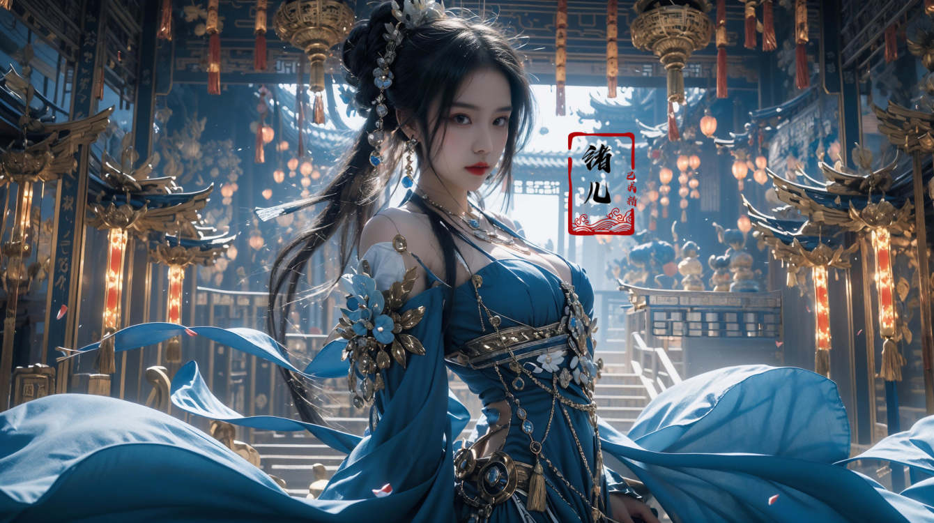 绪儿-绝美古风脸Beautiful antique face model by B站绪儿已成精 on Tensor.Art