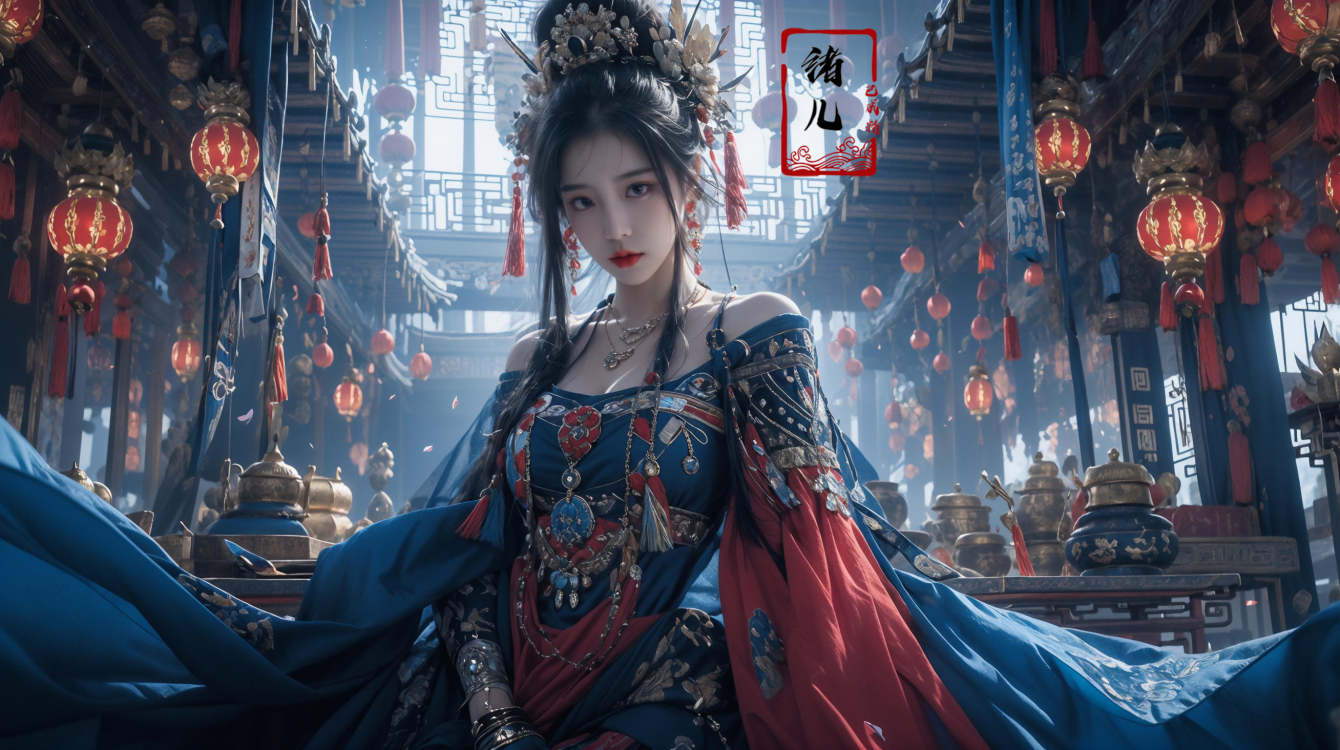 绪儿-绝美古风脸Beautiful antique face model by B站绪儿已成精 on Tensor.Art