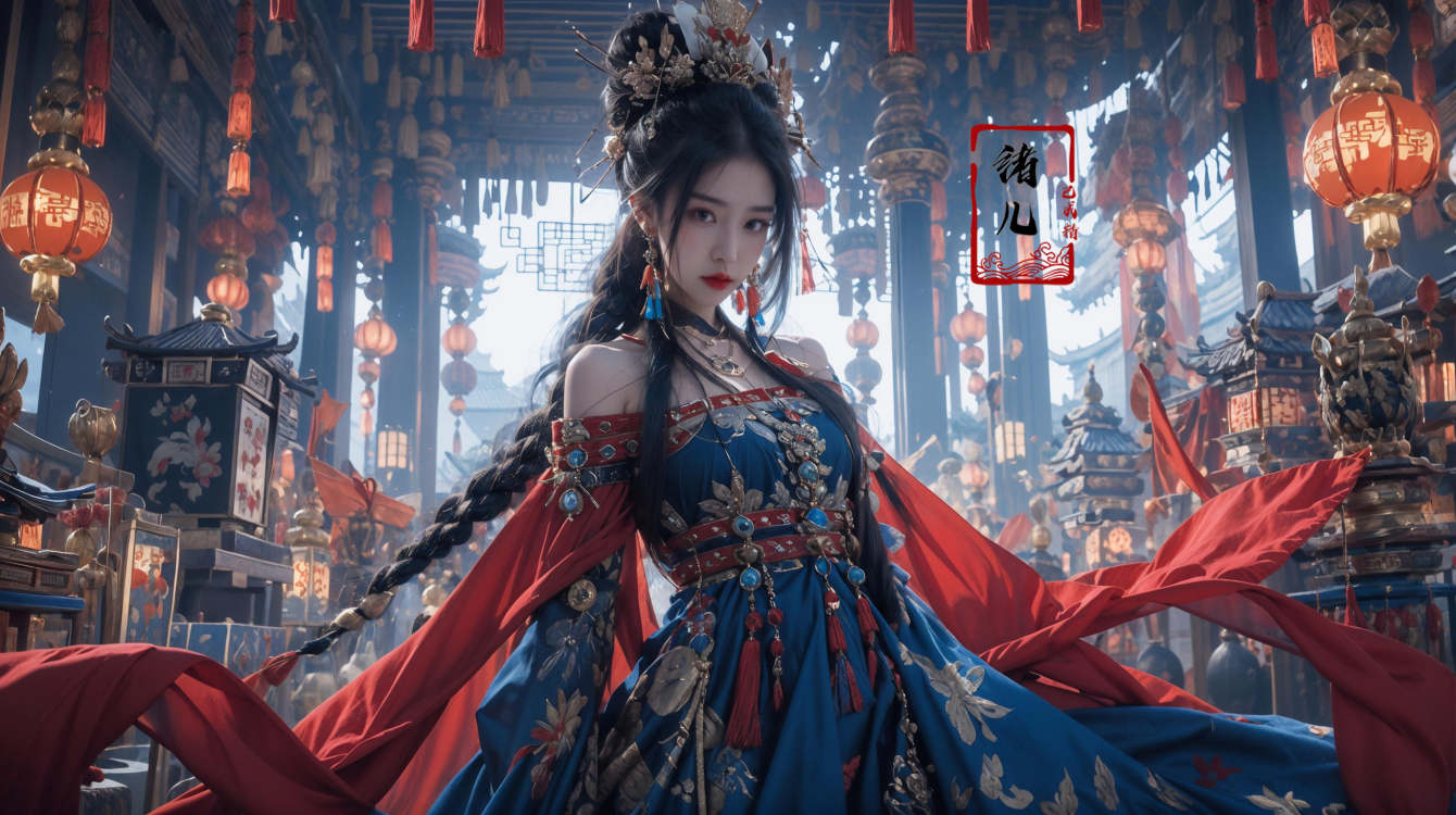 绪儿-绝美古风脸Beautiful antique face model by B站绪儿已成精 on Tensor.Art