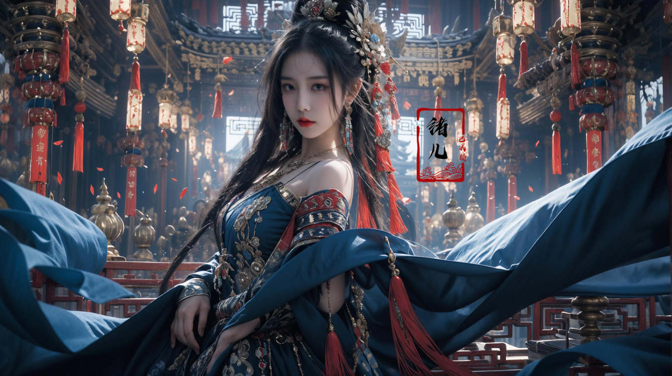 绪儿-绝美古风脸Beautiful antique face model by B站绪儿已成精 on Tensor.Art