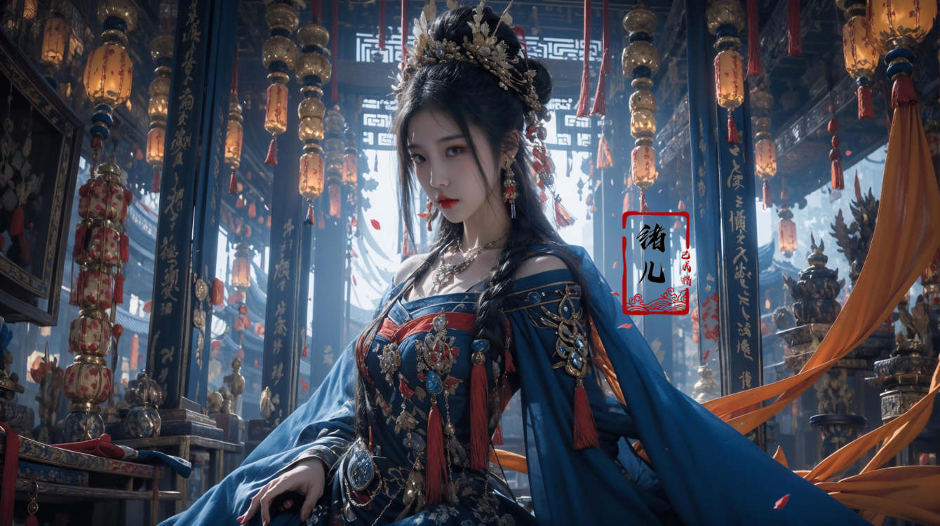绪儿-绝美古风脸Beautiful antique face model by B站绪儿已成精 on Tensor.Art