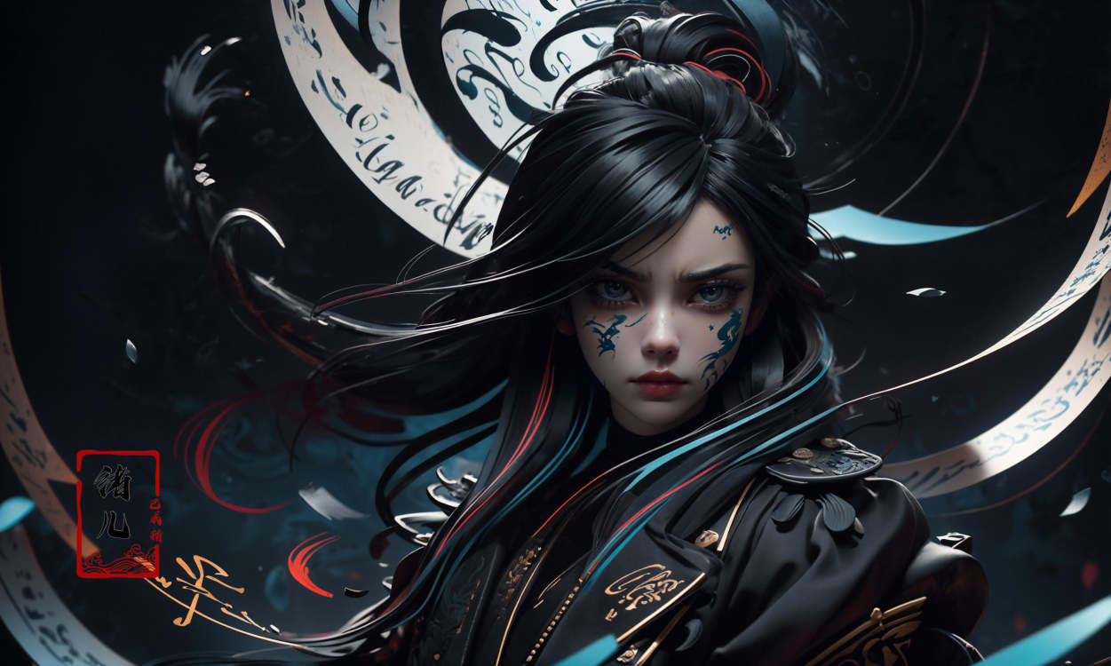 绪儿-书法 by B站绪儿已成精 on Tensor.Art